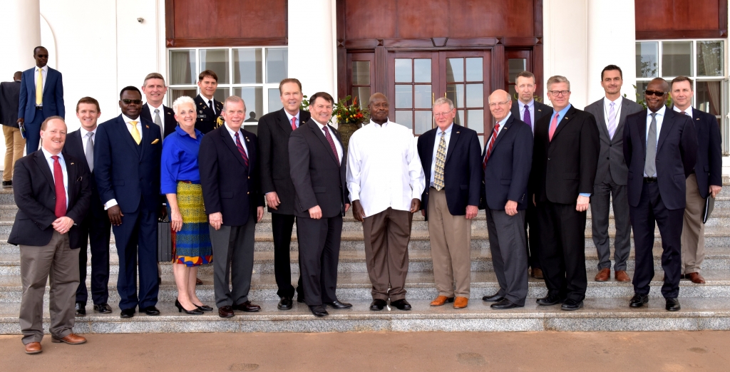 President meets a delegation of USA senators