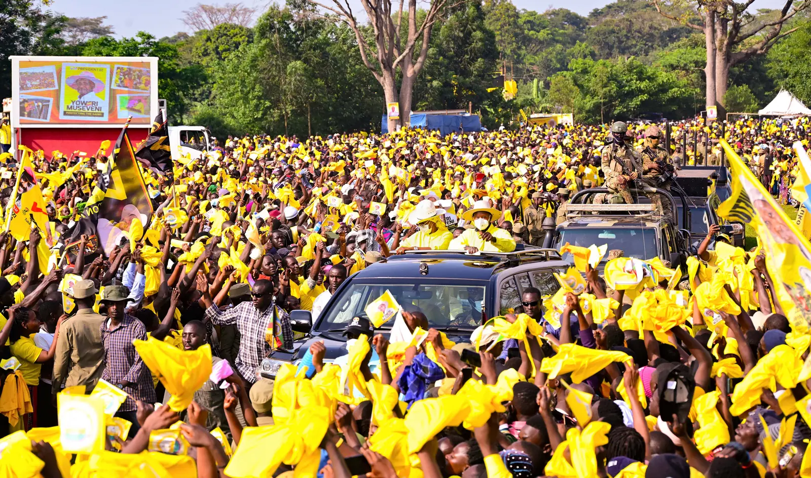 President Museveni Campaigns In Mukono