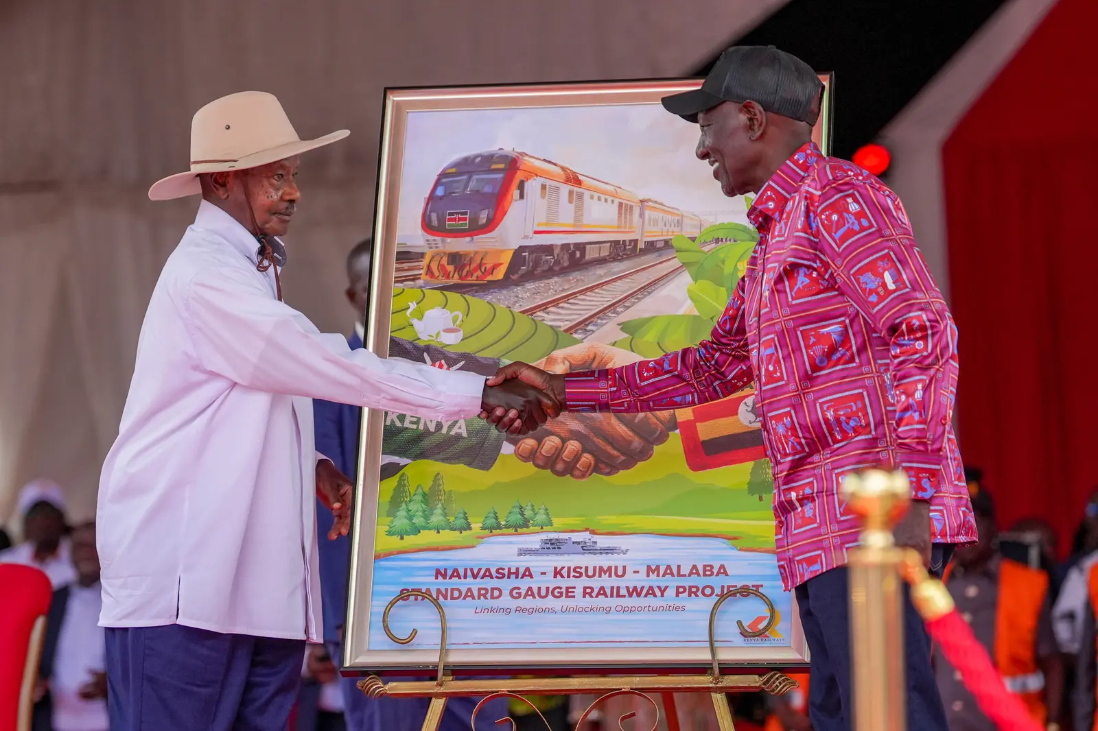 Presidents Museveni And Ruto Launch Kisumu-Malaba SGR Extension To Boost Regional Trade