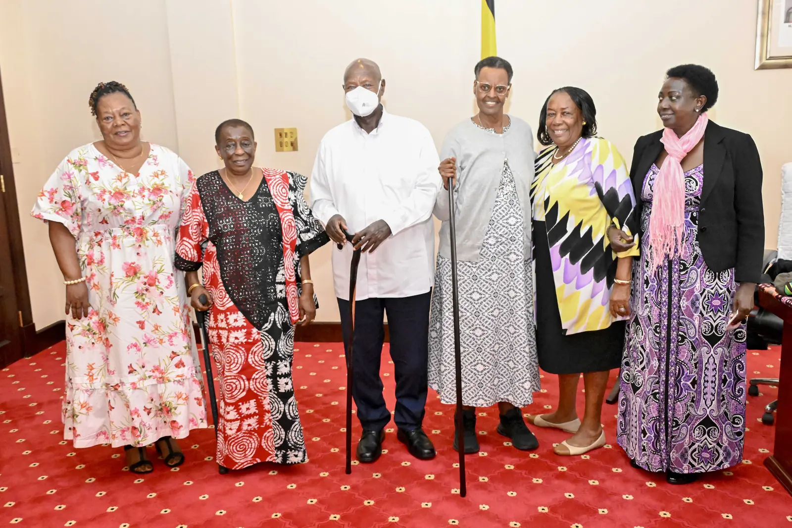 President Museveni Hosts Former Tanzanian First Lady Anna Mkapa