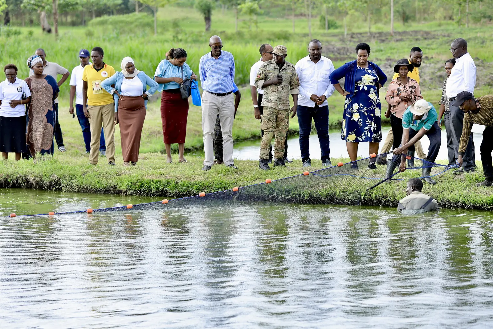 State House Comptroller Officially Launches Fish Selling At Mengo Zonal Presidential Hub In Kayunga