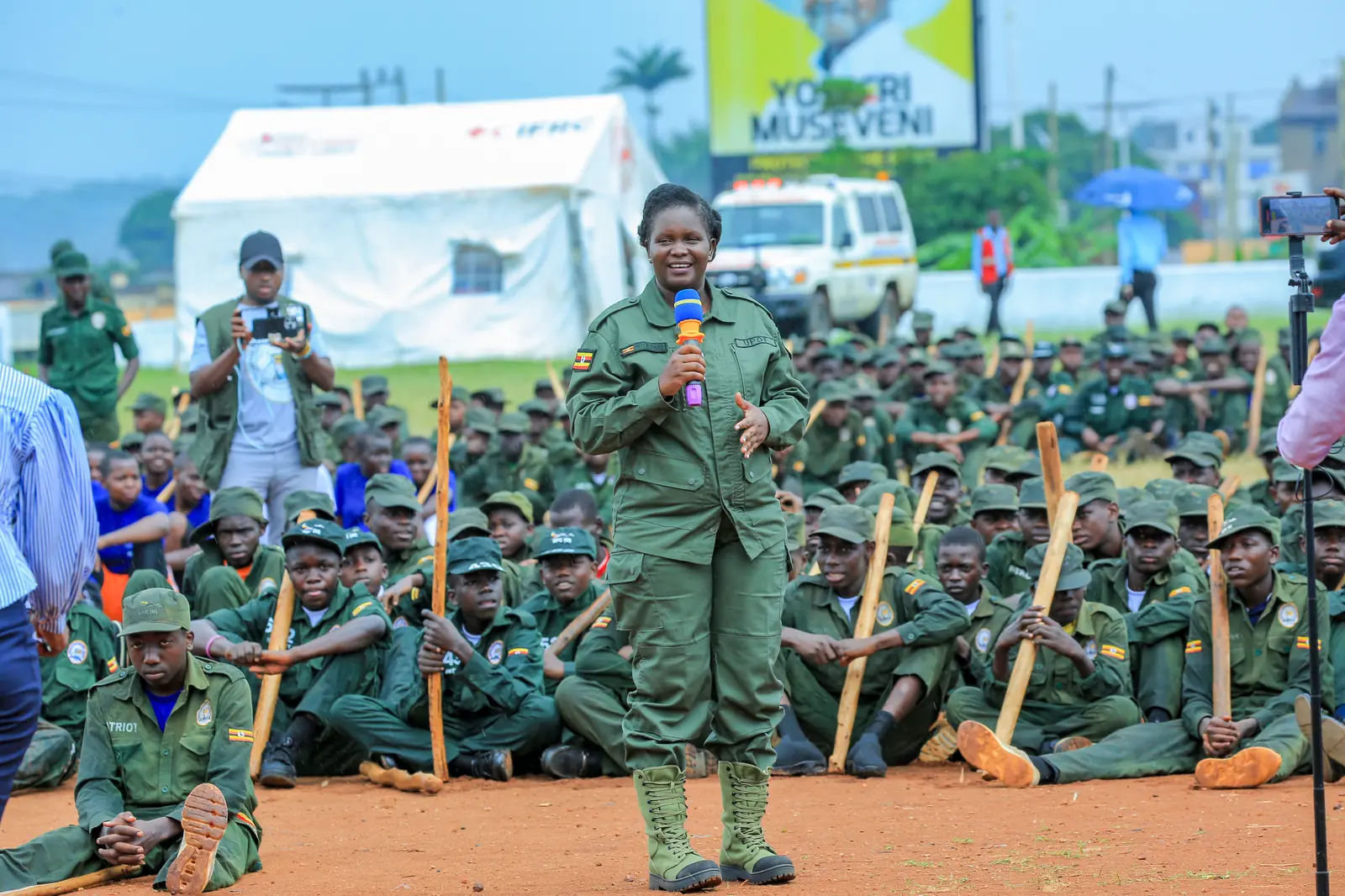Patriotism Secretariat Passes Out 1,250 Students In Mbale Amid School Security Concerns