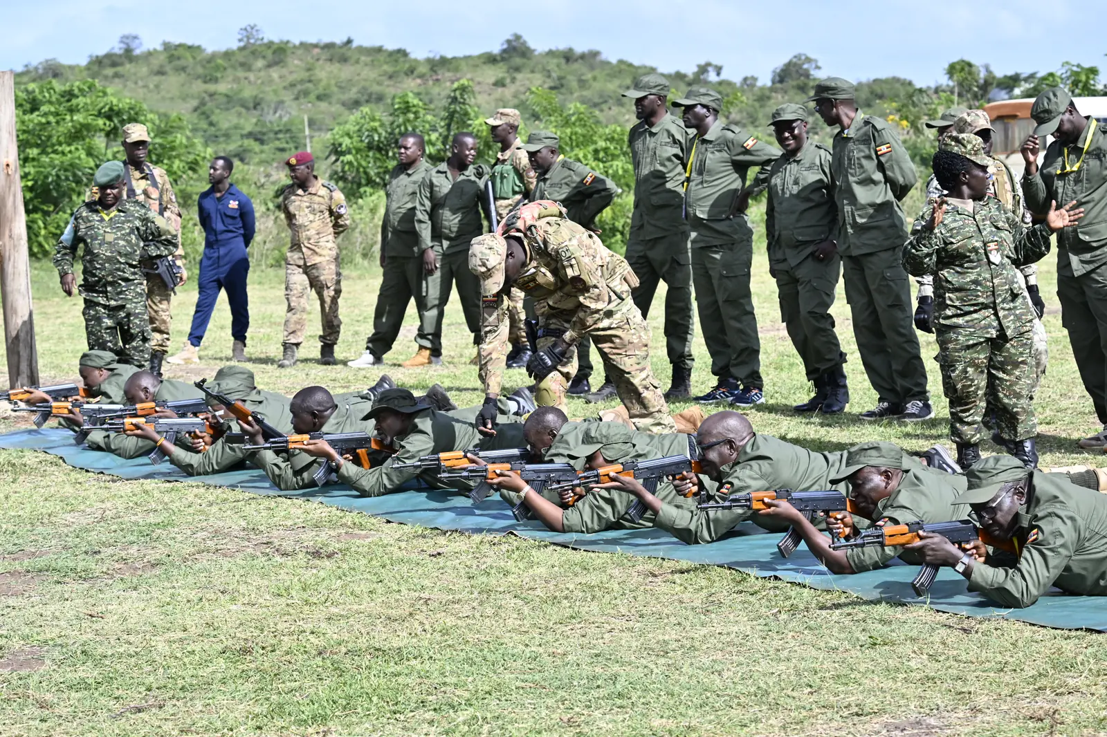 President Museveni Leads MPs In Shooting Exercise, Calls For Integrity In Leadership