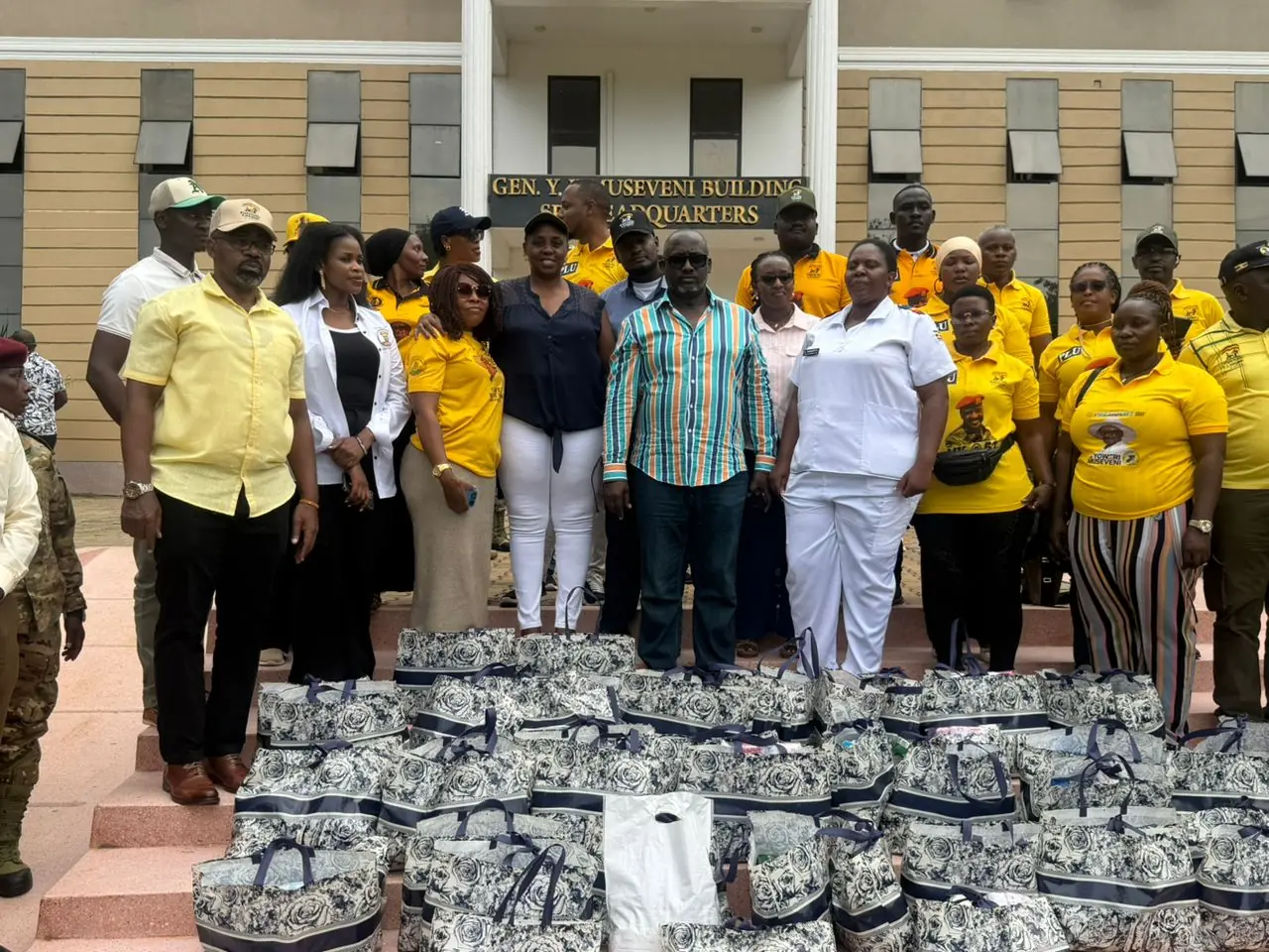 SFC Receives Maama Kits And Tree Seedlings In Celebration Of Gen. Muhoozi’s 52nd Birthday