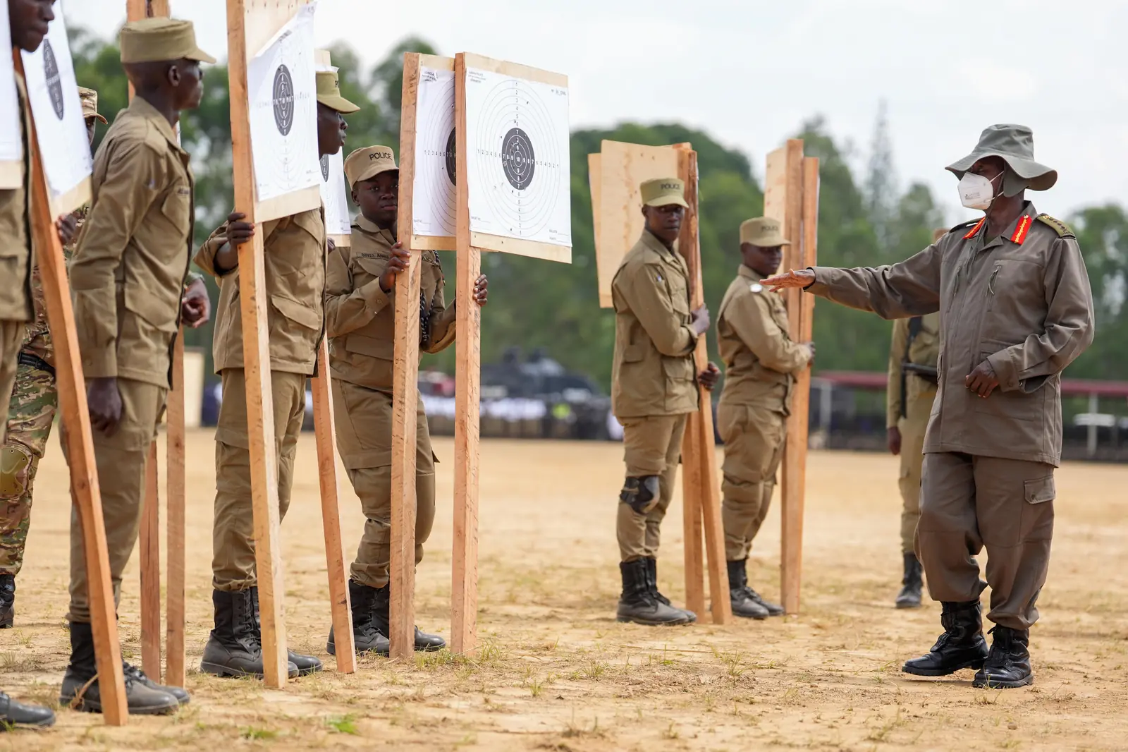 President Museveni Warns New Police Officers Against Corruption, Urges Discipline And Good Health