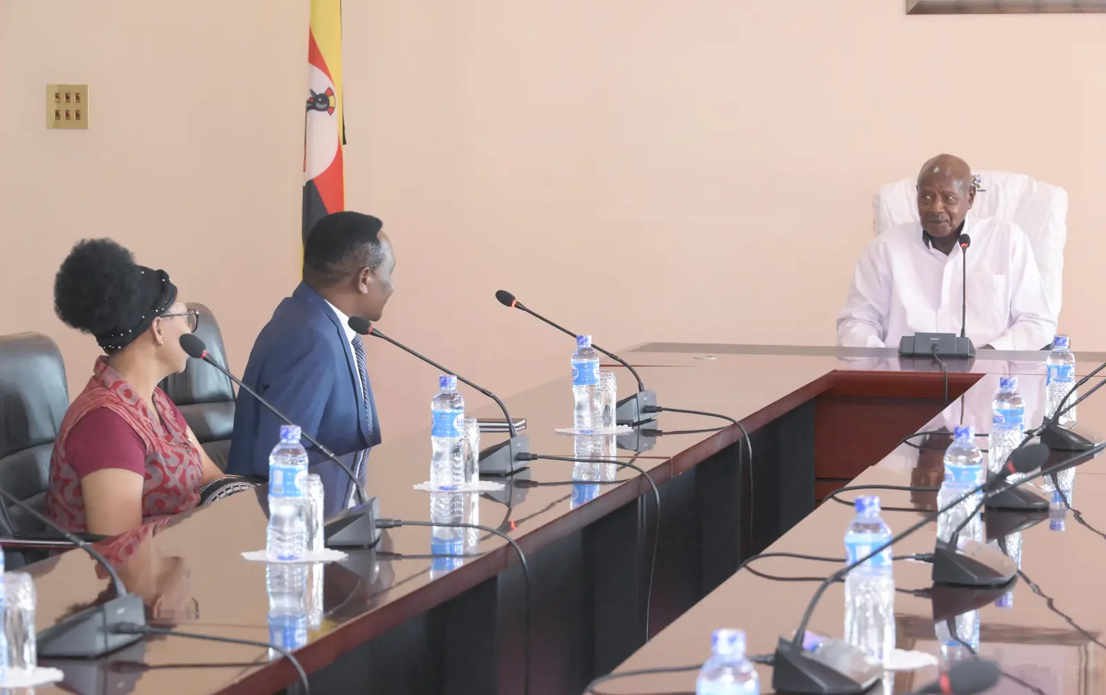 President Museveni Bids Farewell To Outgoing Tanzanian Envoy, Pledges Faster Regional Infrastructure Development