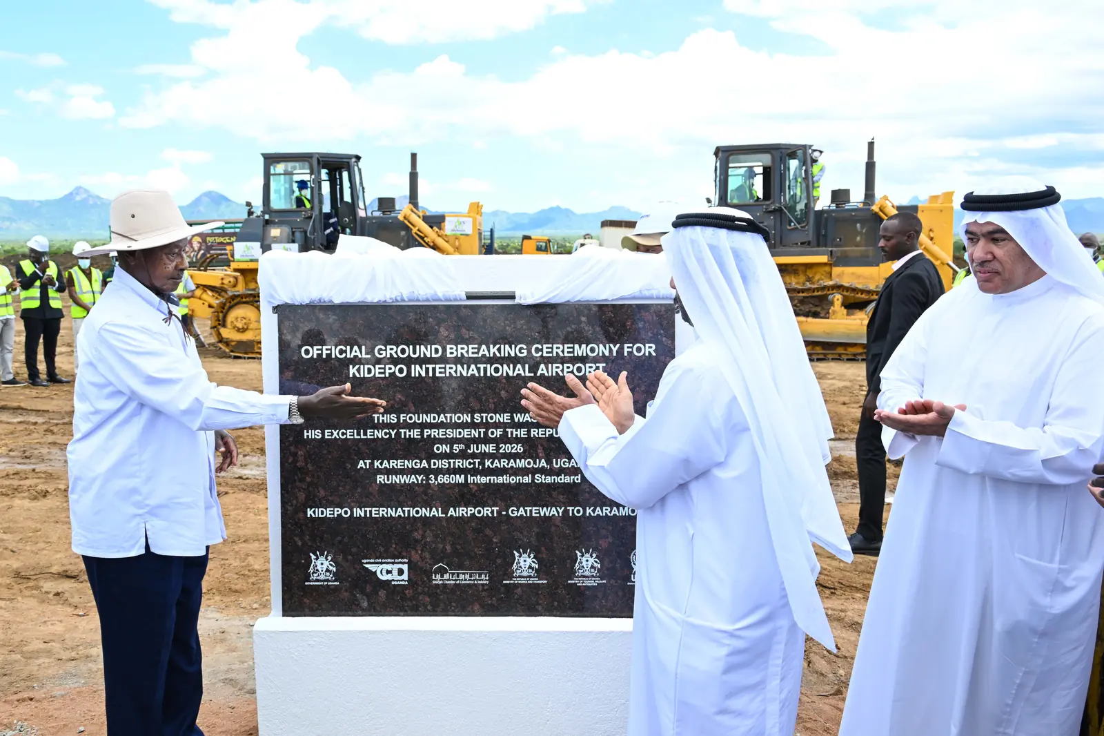 President Museveni Launches Construction Works For Kidepo International Airport