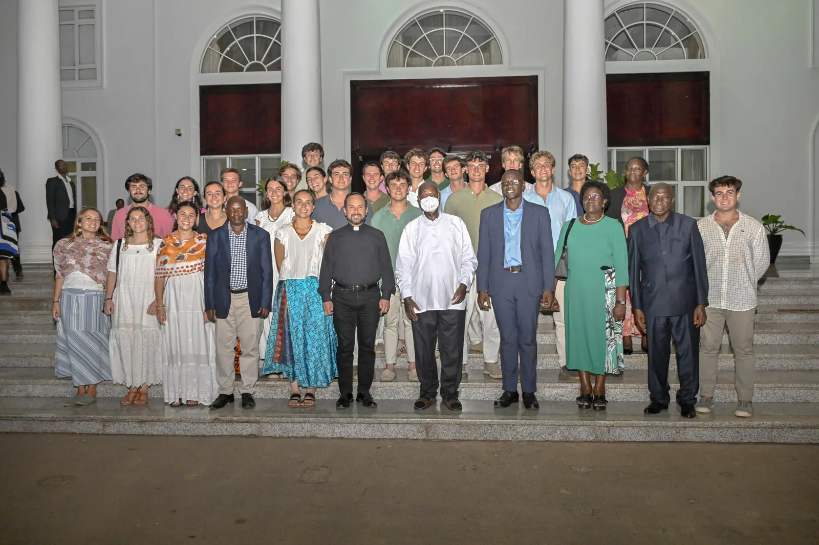 President Museveni Meets Spanish Student Volunteers, Commends Their Community Service