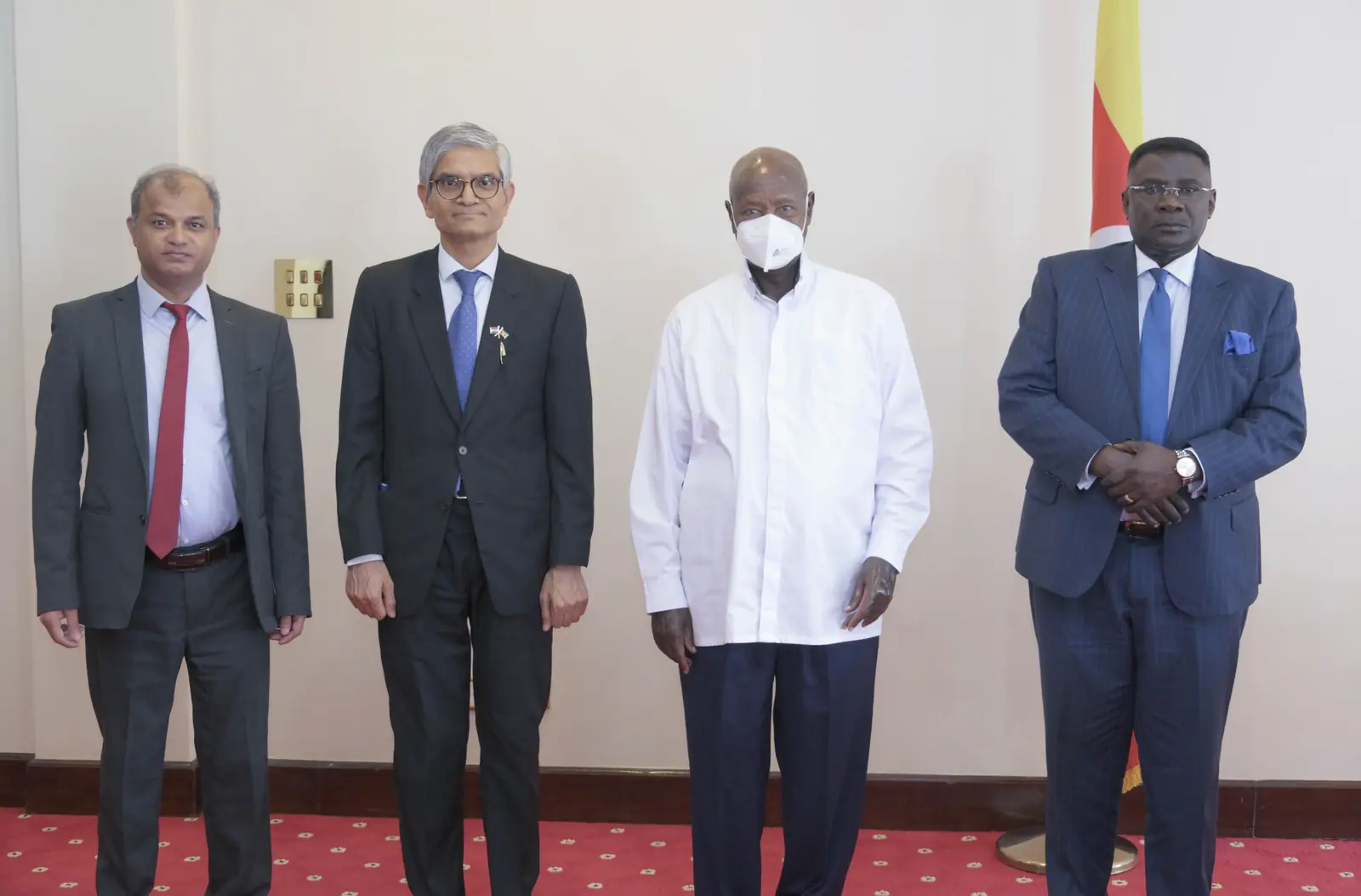 President Museveni Bids Farewell To Outgoing Indian High Commissioner