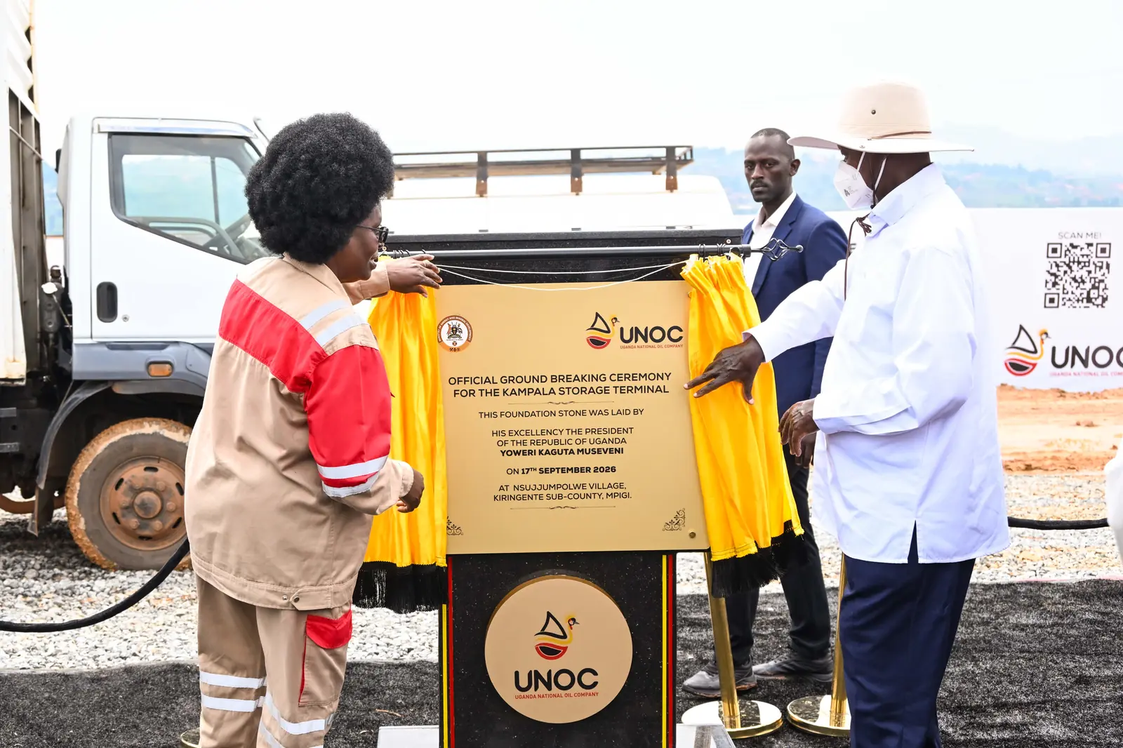 President Museveni Breaks Ground For 320-Million-Litre Fuel Storage Terminal