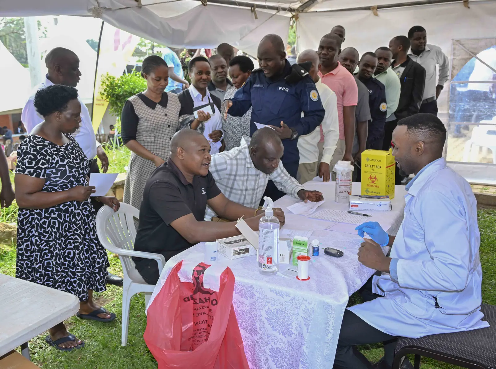 State House Holds Medical Camp To Promote Staff Wellness